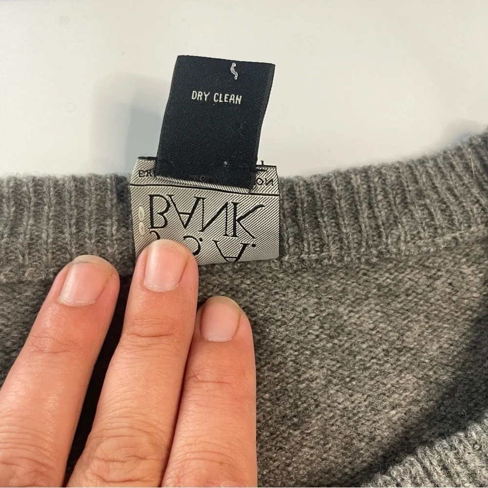 Jos. A. Bank Executive Collection XXL Gray Argyle Lambs Wool Sweater PRE…